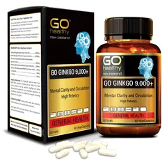 Viên Uống Bổ Não GO Ginkgo 9000+ hộp 60 viên