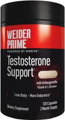 Viên tăng sinh lý nam Weider Prime Testosteron.e Support 120 viên