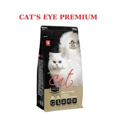 Thức ăn mèo Cat's Eye Premium 1.5kg - Dinh dưỡng hoàn chỉnh, hỗ trợ sức khỏe cho mèo mọi lứa tuổi, giảm vấn đề tiết niệu và sức khỏe răng miệng.