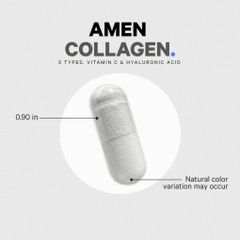 Viên uống collagen Codeage Amen + C + HA 90 viên