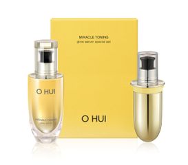 Set tinh chất dưỡng sáng căng mướt da Ohui Miracle Toning Glow Serum
