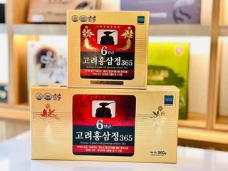 Cao Hồng Sâm 365 Hàn Quốc - Set 2 và 4 Lọ Tăng Cường Sức Khỏe, Hỗ Trợ Giấc Ngủ và Giảm Căng Thẳng