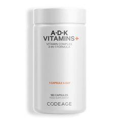 Viên bổ sung vitamin 3-trong-1 Codeage ADK Vitamins
