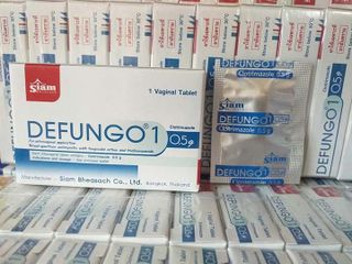 Combo 2 Viên Đặt Phụ Khoa Defungo Thái Lan - Giải Pháp An Toàn Cho Vùng Kín, Kháng Khuẩn, Cân Bằng pH, Giảm Đau Ngứa