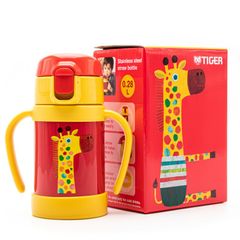 Bình giữ nhiệt Tiger MCK-A280 cho bé 280ml - Thiết kế nắp bật tiện lợi với hình ảnh nhân vật Colobockle dễ thương