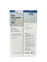 Nước Hoa Hồng Cấp Ẩm Real Hyaluronic 100 Wellage 200ml - Toner Dưỡng Ẩm Sâu, Làm Dịu Da Kích Ứng, Giúp Da Căng Mịn Rạng Rỡ