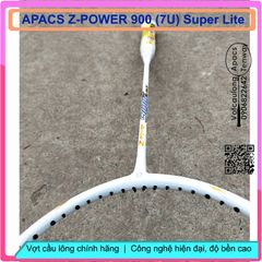 Vợt cầu lông Apacs Z-Power 900 RP+ Super Lite (7U) - Vợt siêu nhẹ 75g, thân dẻo, nặng đầu, thích hợp cho cả nam nữ, dễ chơi, chất lượng cao