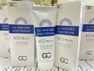 Kem Chống Nắng GC Nature Sun Cream SPF50 PA++++ 60ml - Bảo Vệ Da Ưu Việt, Giảm Nám, Làn Da Rạng Rỡ Tự Nhiên, Dễ Dàng Sử Dụng