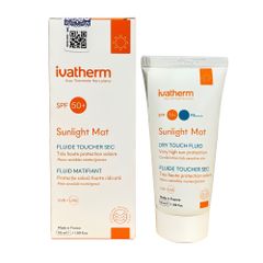 Kem Chống Nắng Ivatherm Sunlight Mat Fluide Toucher Sec SPF50+