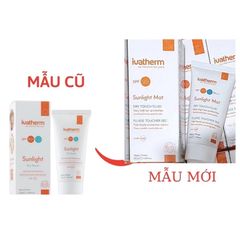 Kem Chống Nắng Ivatherm Sunlight Mat Fluide Toucher Sec SPF50+