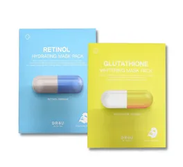 Mặt nạ DR4U Retinol và Glutathione Mask Pack hộp 10 miếng