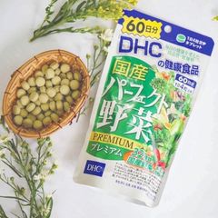 Viên uống DHC Rau Củ Quả Tổng Hợp Premium 240 Viên - Bổ Sung Chất Xơ và Vitamin Từ 32 Loại Rau, Hỗ Trợ Tiêu Hóa và Làm Đẹp Da