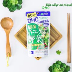 Viên uống DHC Rau Củ Quả Tổng Hợp Premium 240 Viên - Bổ Sung Chất Xơ và Vitamin Từ 32 Loại Rau, Hỗ Trợ Tiêu Hóa và Làm Đẹp Da