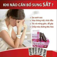 Viên Uống Bổ Sung Sắt Hemoqueen GC Biopharma Xuất Xứ Hàn Quốc 120 Viên - Giải Pháp Hỗ Trợ Thiếu Máu, Tăng Cường Sức Khỏe