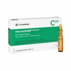 Serum Md:Ceuticals Cocktail SkinBooster Chống Ô Nhiễm, Phục Hồi Da, Dưỡng Ẩm & Ngăn Ngừa Lão Hóa - Dung Tích 10x20ml