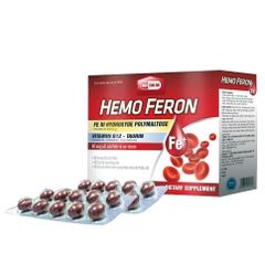 Hemo Feron Fe+ Viên uống bổ sung Sắt (H/60v)