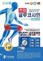 Viên uống bổ khớp chứa Glucosamin 100VIP Hanmi Hàn Quốc 180v