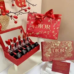 Set 5 Son Dior Mini Rouge Lipstick 5 x 1.5gr Fullbox + Túi