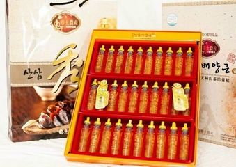 Tinh Chất Hồng Sâm Núi Cheon Jong Tissue Hộp 30 ống x 20ml
