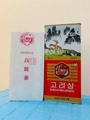 [Hàn Quốc] Hồng sâm củ khô 6 năm tuổi hộp thiếc Insam 300g loại 10 củ