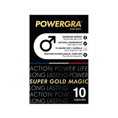 Viên uống Powergra For Men (Super Gold Magic) - Hộp 10 viên
