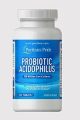 Viên uống Men Vi Sinh lợi khuẩn Probiotic Acidophilus 100viên Mỹ
