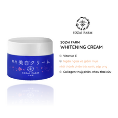 Kem dưỡng trắng da whitening cream Sozai Farm Nhật Bản 40g