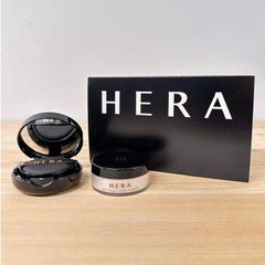 Bộ Phấn Nước Hera 5g và Phấn Phủ Hera 6g - Phấn Trang Điểm Dưỡng Ẩm, Kiềm Dầu, Chống Nắng SPF34/PA++ Cho Làn Da Hoàn Hảo