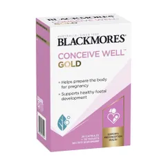 Viên uống tăng khả năng thụ thai Blackmores Conceive Well Gold 56 viên 109430