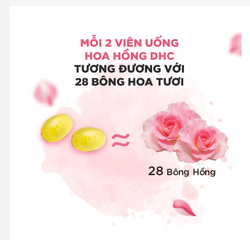 Viên uống DHC thơm cơ thể - Bulgarian Rose Capsule 20 ngày - Tinh dầu hoa hồng tự nhiên giúp tạo hương thơm nhẹ nhàng, dễ chịu