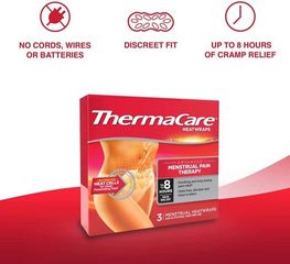 Miếng dán nóng giảm đau bụng kinh ThermaCare HeatWraps 3 miếng