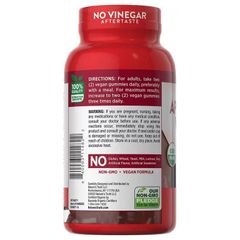 Kẹo Dẻo Giảm Cân Giấm Táo Nature’s Truth 120 Viên - Hỗ Trợ Detox, Đẹp Da, Kiểm Soát Cân Nặng, Tăng Cường Sức Khỏe