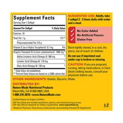 Dầu hạt lanh Omega 3 6 9 Nature Made Flaxseed oil 1400mg 300 viên