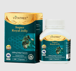 Sữa ong chúa Vitatree Super Royal Jelly 1600mg - 100 viên Úc