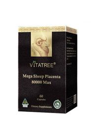 Viên nhau thai cừu Vitatree Mega Sheep Placenta 80000 Max Úc