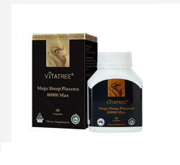 Viên nhau thai cừu Vitatree Mega Sheep Placenta 80000 Max Úc