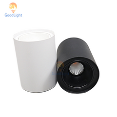 Đèn lon gắn nổi spotlight 7W/12W 3000K/4000K TD Goodlight, Vỏ đen