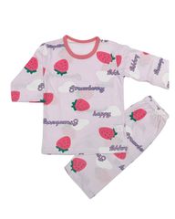 Bộ ngủ pijama lửng cho bé Pink Berry nhập khẩu Olomimi - Hàn Quốc