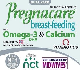 Vitamin Tổng Hợp Pregnacare Cho Phụ Nữ Sau Sinh - Bổ Sung DHA, Canxi, Vitamin D, Hỗ Trợ Phục Hồi Sức Khỏe Mẹ Và Bé - 84 Viên