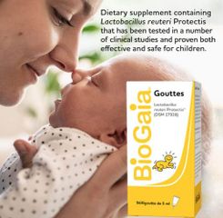 Men vi sinh cho bé BioGaia Gouttes Lactobacillus 5ml Pháp