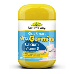 Kẹo Dẻo Nature Way Kids Smart Bổ Sung Canxi + Vitamin D3 Cho Trẻ 60 Viên - Hỗ Trợ Phát Triển Xương & Chiều Cao