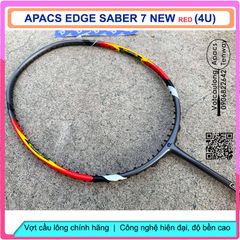 Vợt Cầu Lông Apacs EDGE SABER 7 New Red 4U - Vợt Dễ Điều Khiển, Đánh Phong Trào, Thiết Kế Màu Đỏ Sắc Sảo