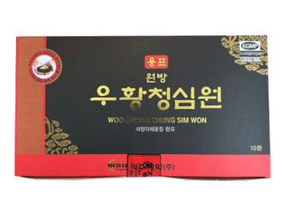 An cung ngưu hoàng hoàn Iksu Hàn Quốc hộp đen-đỏ 10 viên