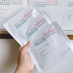 Mặt Nạ Usolab Bio Renaturation PDRN - Mặt Nạ Làm Dịu Da Tái Tạo Chống Lão Hóa, Chăm Sóc Da Mỏng Yếu, 10 Miếng 30ml