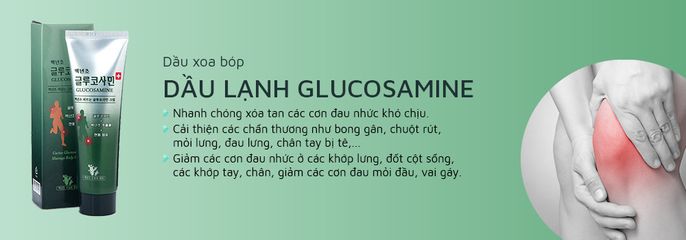 Dầu lạnh xoa bóp Hàn Quốc Glucosamine 150ml 111277