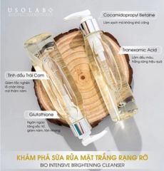 Sữa Rửa Mặt Trắng Da Usolab Bio Intensive Brightening Cleanser 150ml - Làm Sáng Da, Ngăn Ngừa Lão Hóa, Dưỡng Ẩm Tốt Nhất