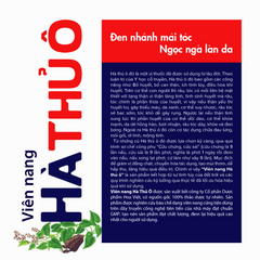 Hà Thủ Ô Đỏ Hoa Việt - Viên Uống Bổ Huyết, Hỗ Trợ Đen Râu Tóc, Giúp Ngăn Râu Tóc Bạc Sớm, 60 Viên
