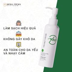 Gel Tẩy Trang Da Dầu Mona Frema Naturex Oil-Control 200ml - Làm Sạch Sâu, Kiểm Soát Dầu và Dịu Da