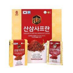 Nước hồng sâm nhụy hoa nghệ tây Hansusam Saffron 30 gói x 50ml