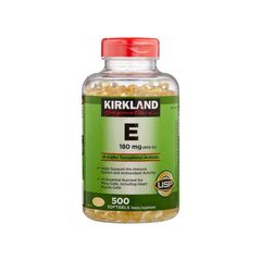 Viên uống Kirkland Signature Vitamin E 500 viên giúp đẹp da